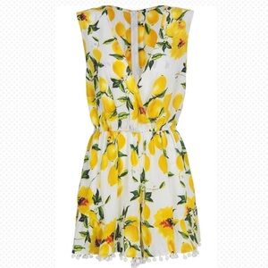 Lemon Print Romper